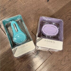 FOREO Bear 2 Turquoise and Purple Skincare Devices